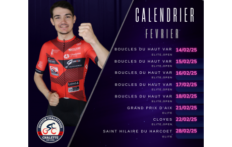 CALENDRIER N1 FEVRIER